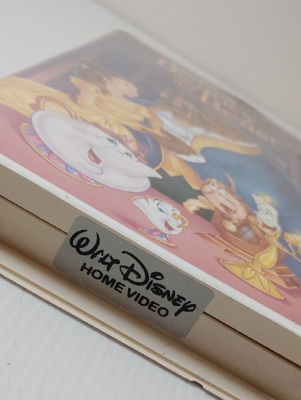 Walt Disney Beauty and the Beast VHS Cover - Purple & Gold Artwork Black Diamond - Picture 10 of 10
